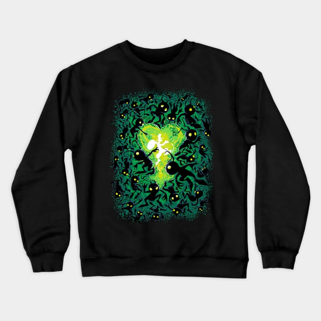 Heartless Knight Crewneck Sweatshirt by djkopet